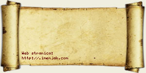 Janoš Gočanin vizit kartica